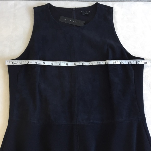 Theory Jinxil K Suede Combo Dress - Picture 7 of 8